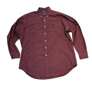 Ralph Lauren Blake Red Plaid Shirt